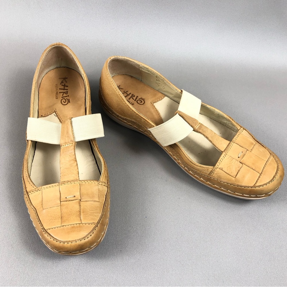 KHRIO Vera Pelle Women’s Slip On Mary Jane Size 6.5